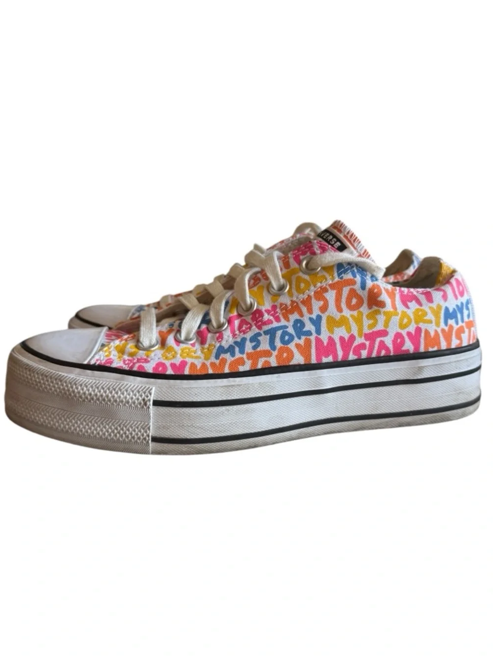 Converse Chuck Taylor All Star Platform Low 'My Story' Women’s US Size 8